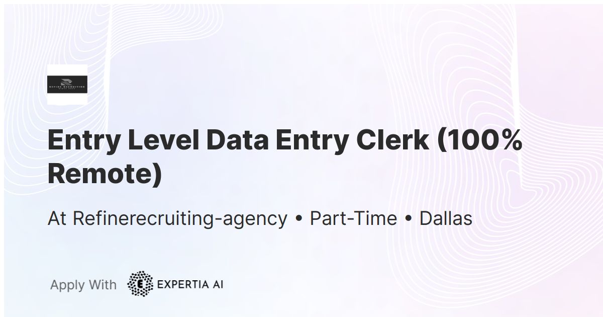 entry-level-data-entry-clerk-100-remote-job-dallas-fresher